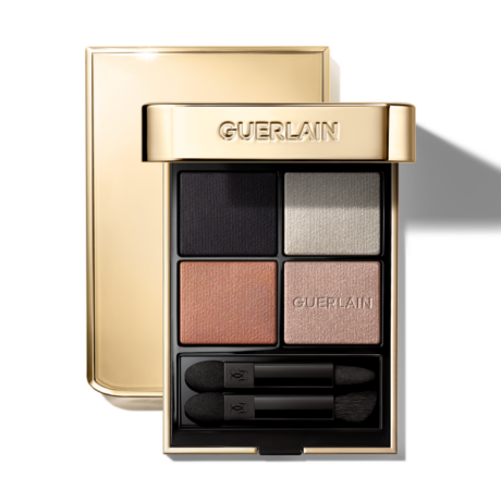 GUERLAIN-OMBRES G 4C 11 IMPERIAL MOON - BLACK SHADES & A NUDE
