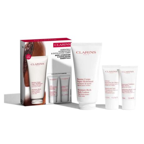 Clarins Body Hydration & Exfoliation Essentials Set -