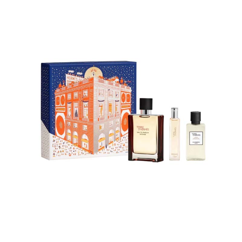 Hermes Set Hermes Terre D Hermes Eau De Parfum Intense